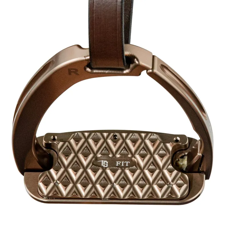 Tech Stirrups Venice Fit 8 Saftey Stirrups - Rose Gold-1