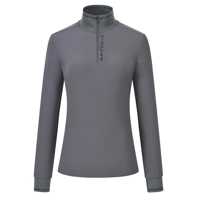 HV Polo Valerie Ladies Tech Top Baselayer - Zinc
