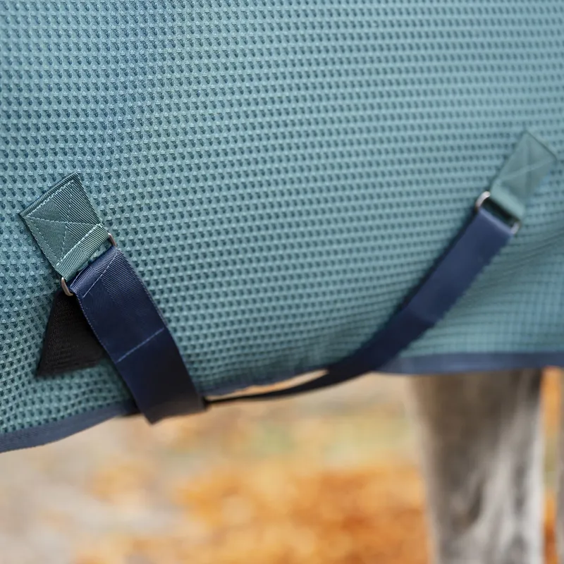 Rambo Techni-Waffle Cooler Rug - Dynasty Green/Navy/Silver-9