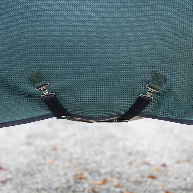 Rambo Techni-Waffle Cooler Rug - Dynasty Green/Navy/Silver-8