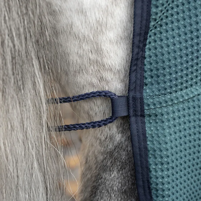 Rambo Techni-Waffle Cooler Rug - Dynasty Green/Navy/Silver-2