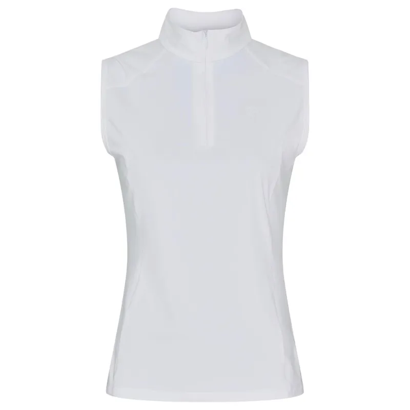 Catago Tedora Ladies Sleeveless Show Shirt - White-1