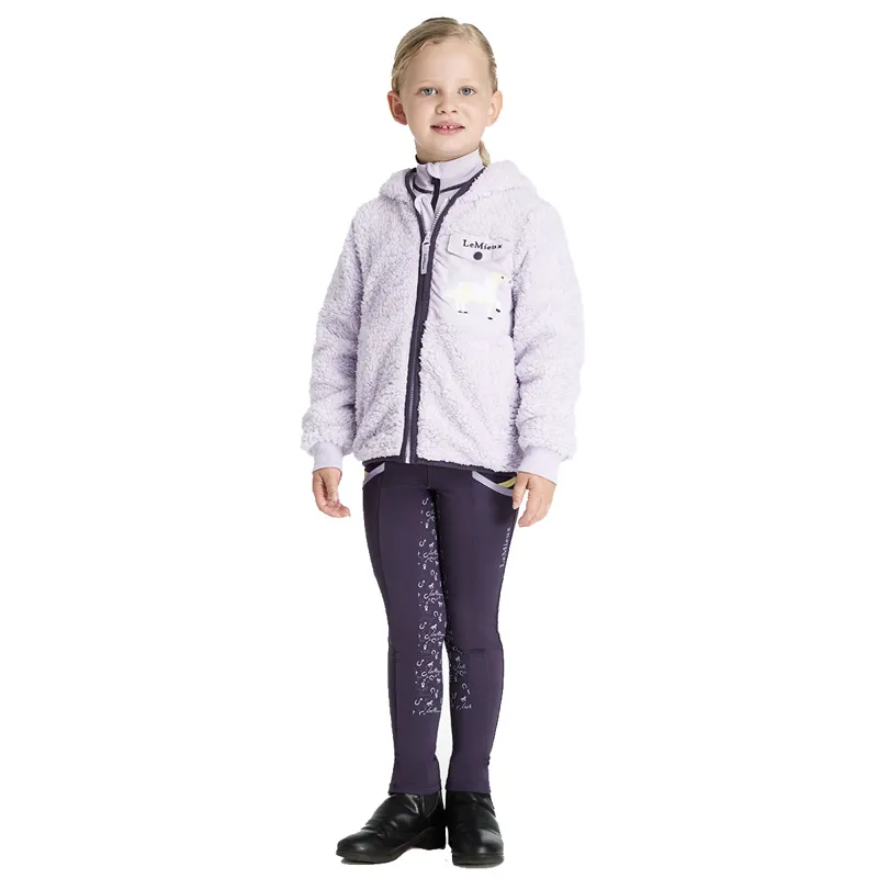 LeMieux Mini Teagan Junior Fleece - Lilac/Lemon-6