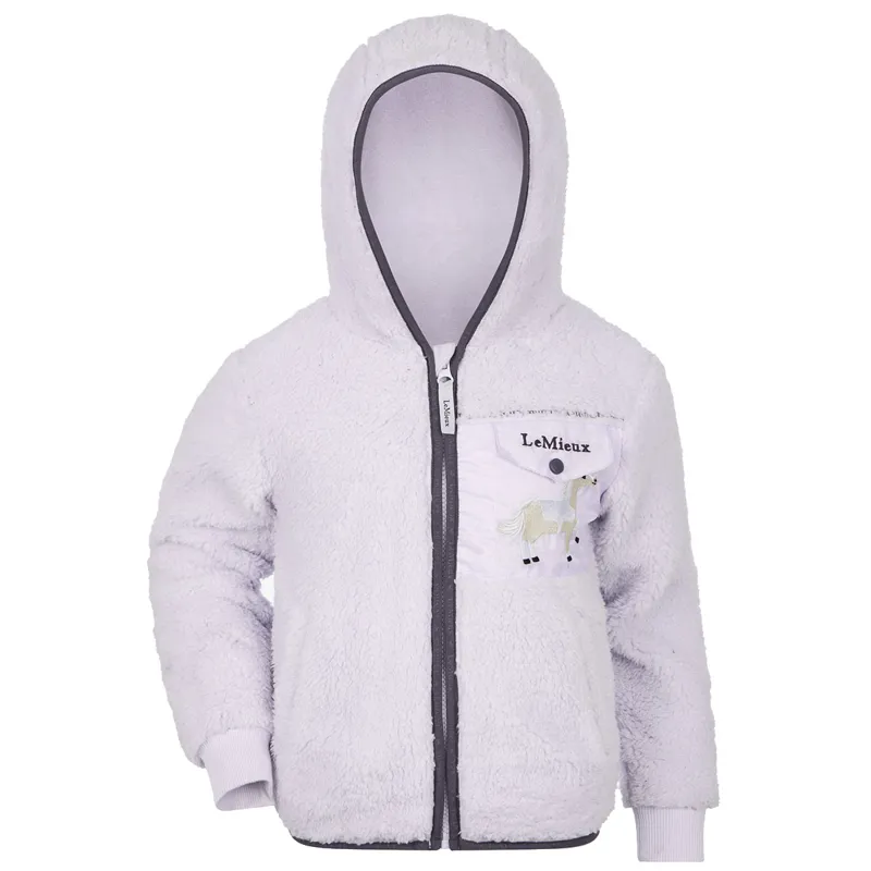 LeMieux Mini Teagan Junior Fleece - Lilac/Lemon-3