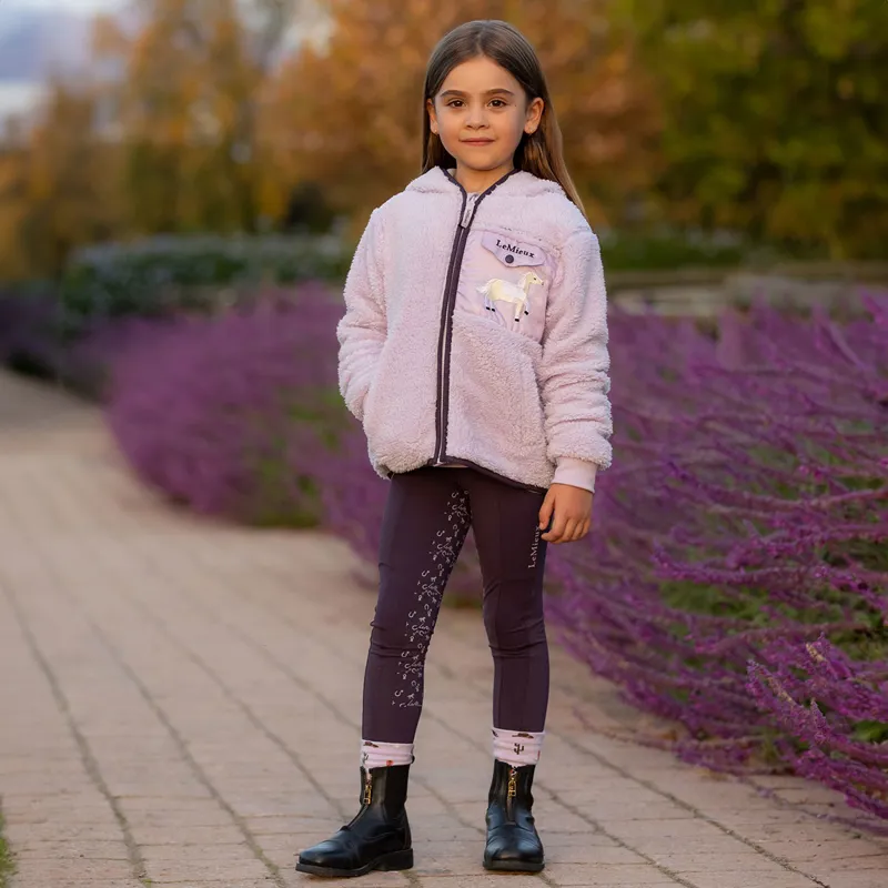 LeMieux Mini Teagan Junior Fleece - Lilac/Lemon-1