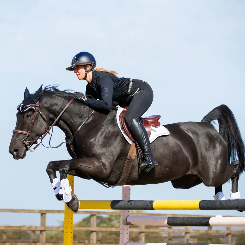 Equilibrium Tri-Zone Open Fronted Tendon Boots - White-2