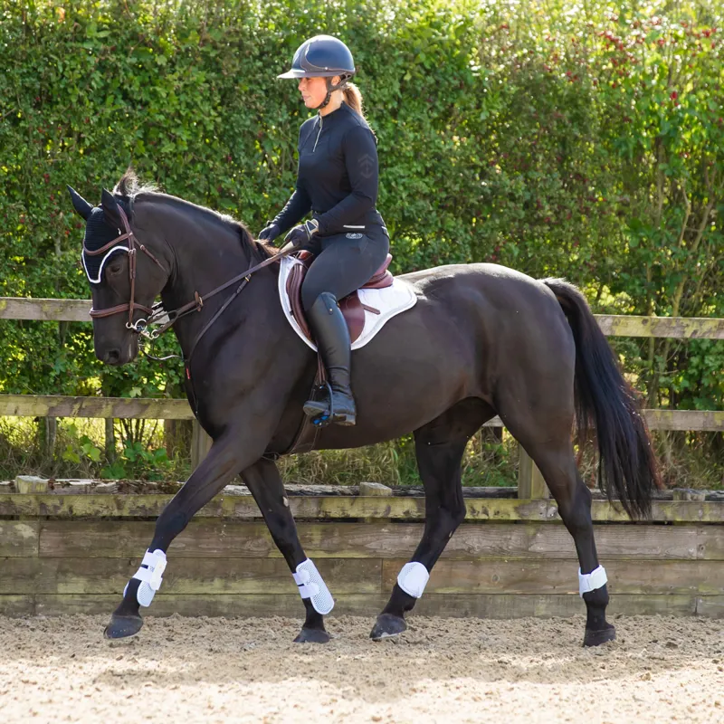 Equilibrium Tri-Zone Fetlock Boots - White-4