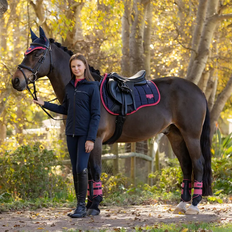 LeMieux Young Rider Thea Water Resistant Junior Jacket - Navy-6