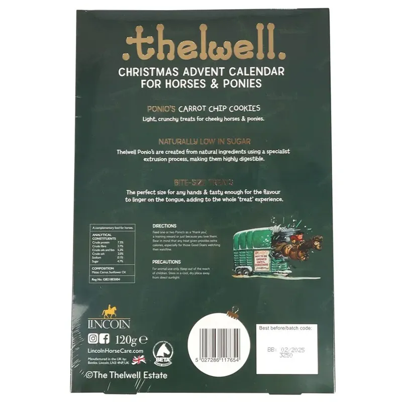 Thelwell Christmas Horse Treat Advent Calendar-1