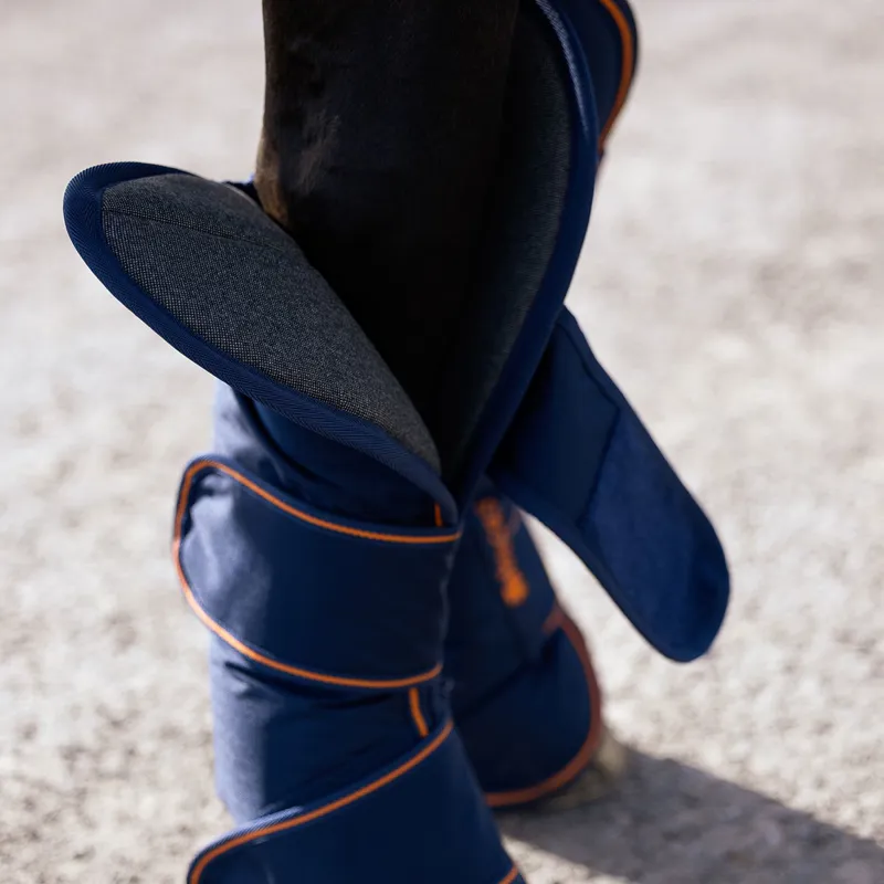 Bucas Therapy Travel Boots - Navy/Orange-4