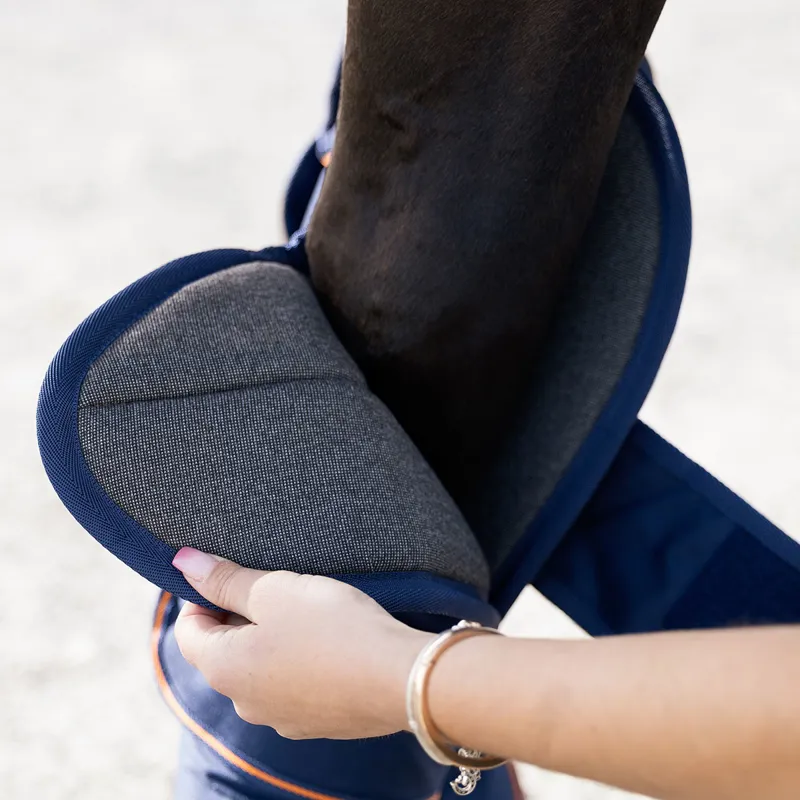 Bucas Therapy Travel Boots - Navy/Orange-2