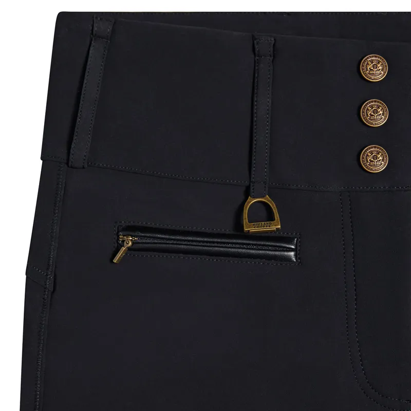 Holland Cooper Thermal Heritage Full Grip Womens Breeches - Black-5