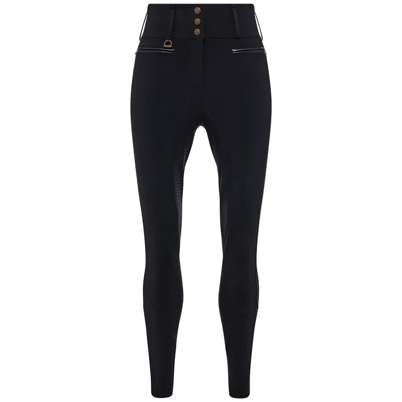 Holland Cooper Thermal Heritage Full Grip Womens Breeches - Black-4
