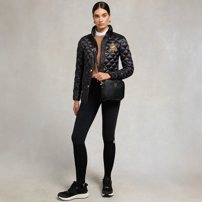 Holland Cooper Thermal Heritage Full Grip Womens Breeches - Black-3