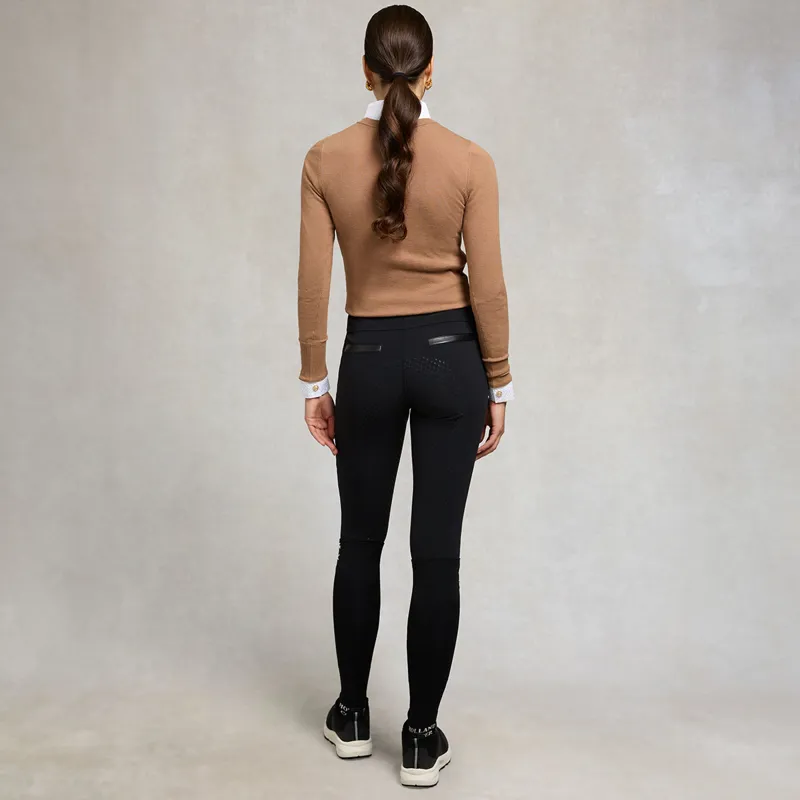 Holland Cooper Thermal Heritage Full Grip Womens Breeches - Black-2