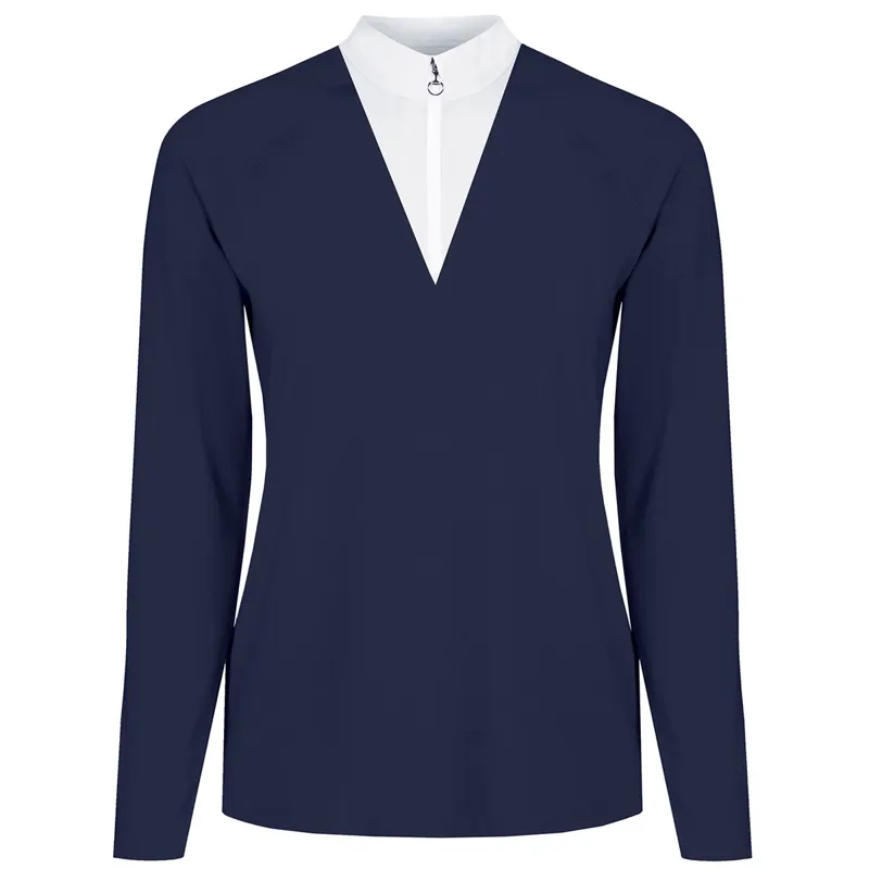 Equetech Thermal Ladies Stock Competition Shirt - Navy/White