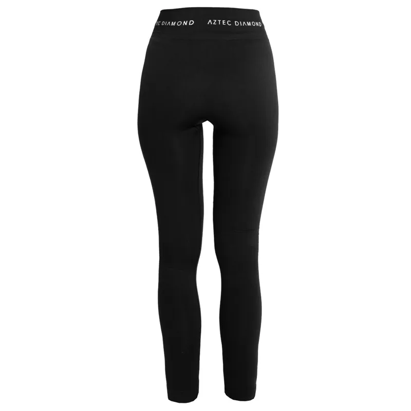 Aztec Diamond Thermal Ladies Under Breeches - Black-2