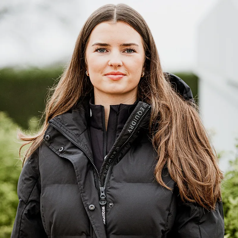 EQUIDRY Thora Womens Waterproof Long Puffer Jacket - Black-10