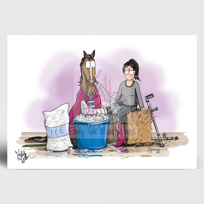 Emily Cole Greeting Card - Its the Tought That Counts