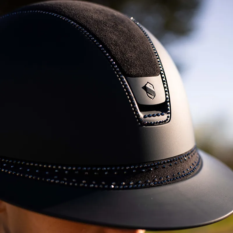 Samshield Miss Shield 2.0 Tiara 300 Crystal Riding Hat - Black-1