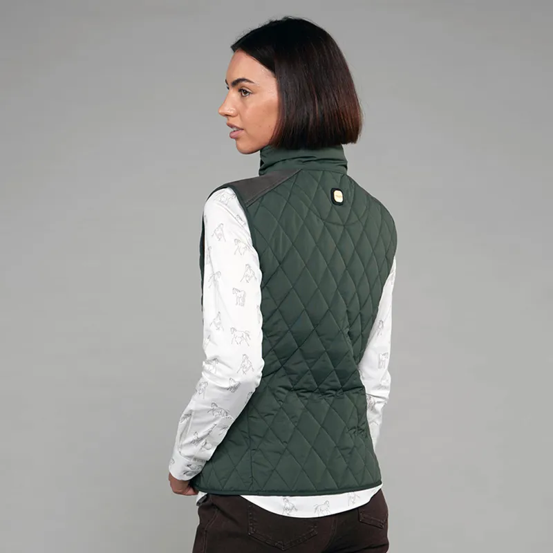 Toggi Storford Ladies Quilted Gilet - Dark Khaki-2