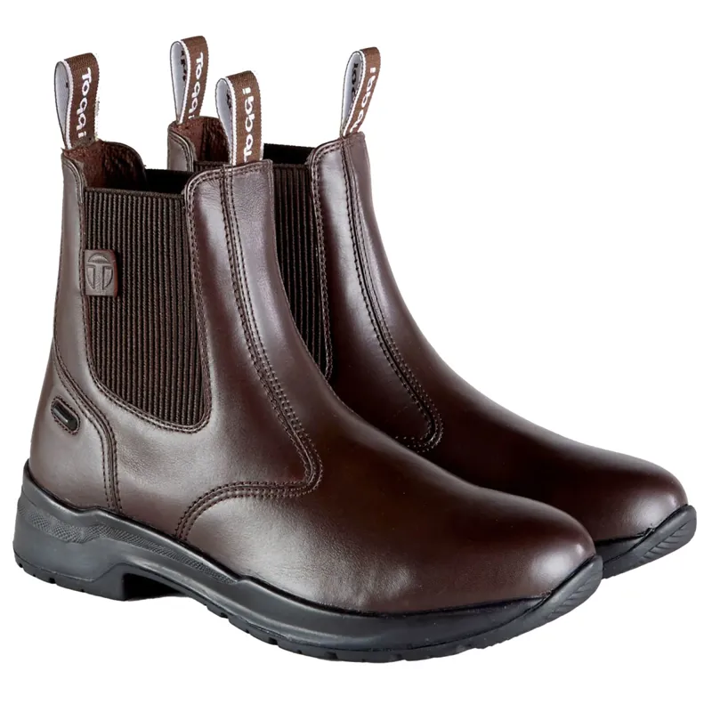 Toggi Barrington Adults Waterproof Jodhpur Boots - Dark Brown