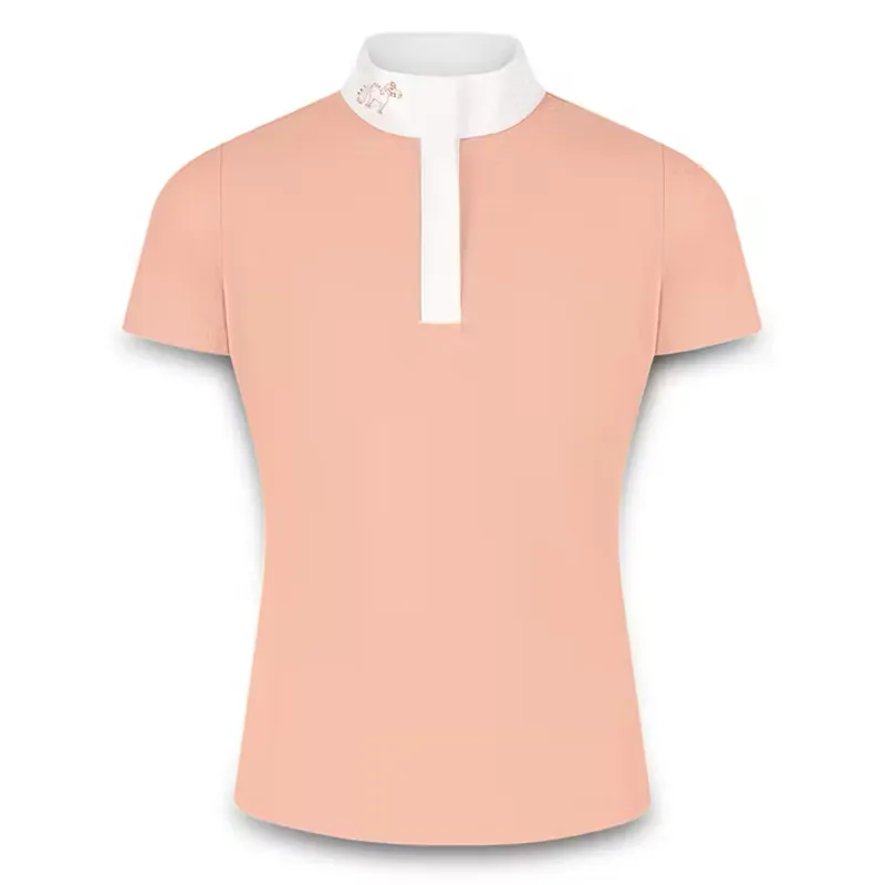 Kentucky Tokyo Junior Girls Short Sleeve Show Shirt - Old Rose