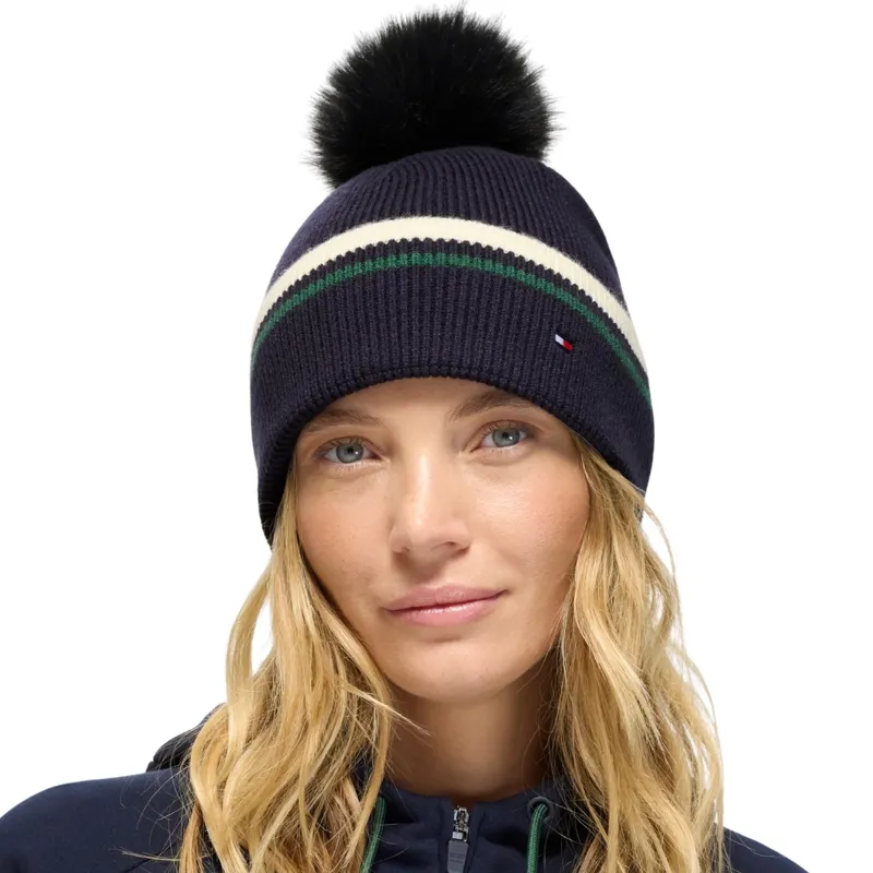 Tommy Hilfiger Dean Pompom Beanie - Desert Sky