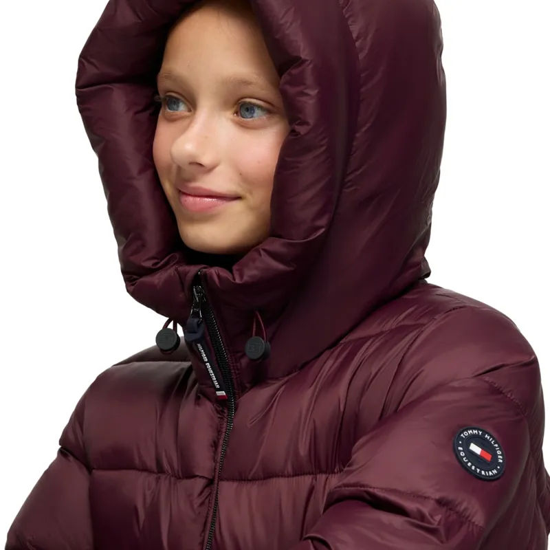 Tommy Hilfiger Glendale Junior Puffer Jacket - Deep Burgundy Pre-Order-5