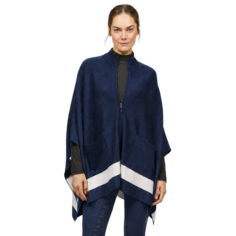Tommy Hilfiger Greenwood Womens Knitted Cape - Desert Sky-1