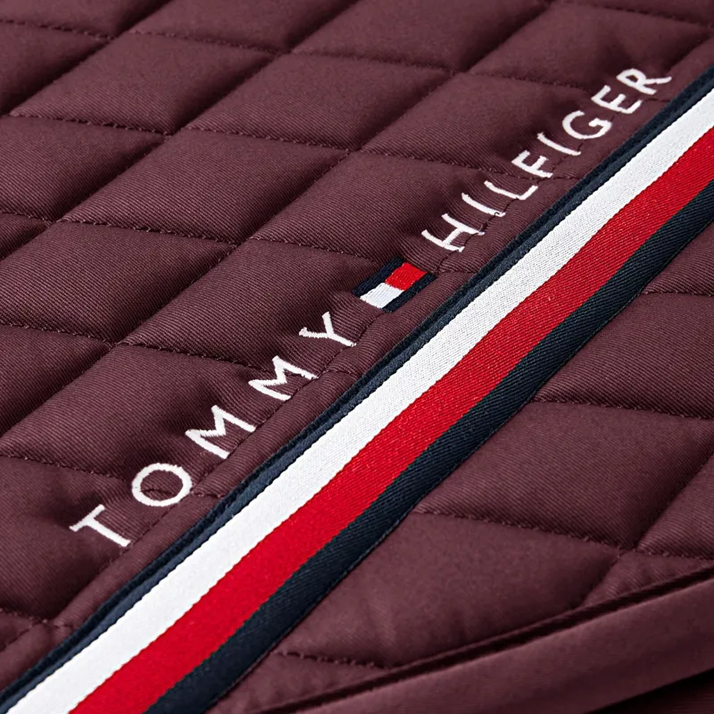 Tommy Hilfiger Stanford Dressage Saddlecloth - Deep Burgundy Pre-Order-4
