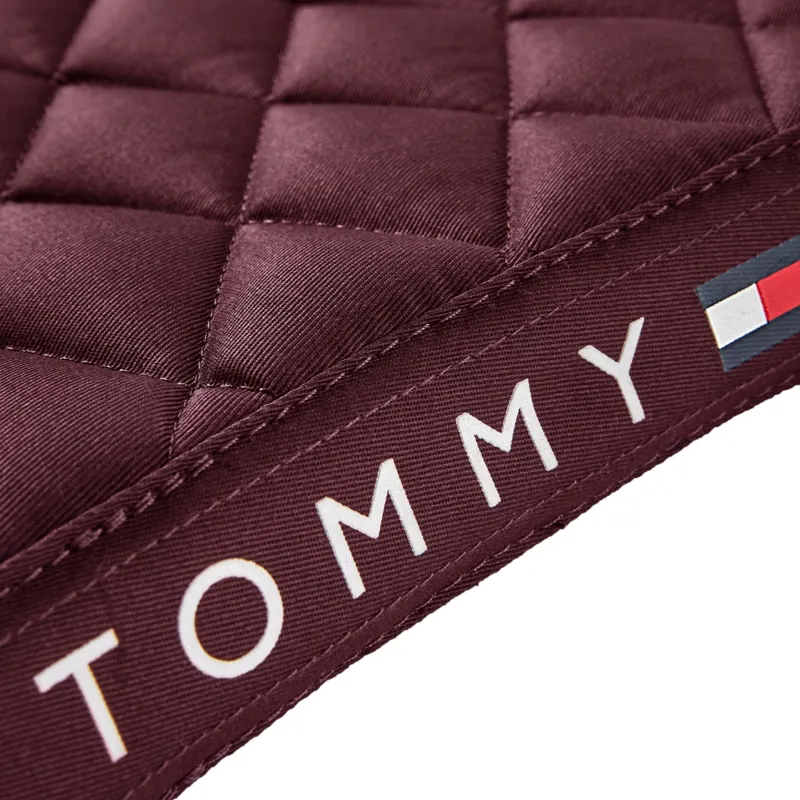 Tommy Hilfiger Stanford Dressage Saddlecloth - Deep Burgundy Pre-Order-2