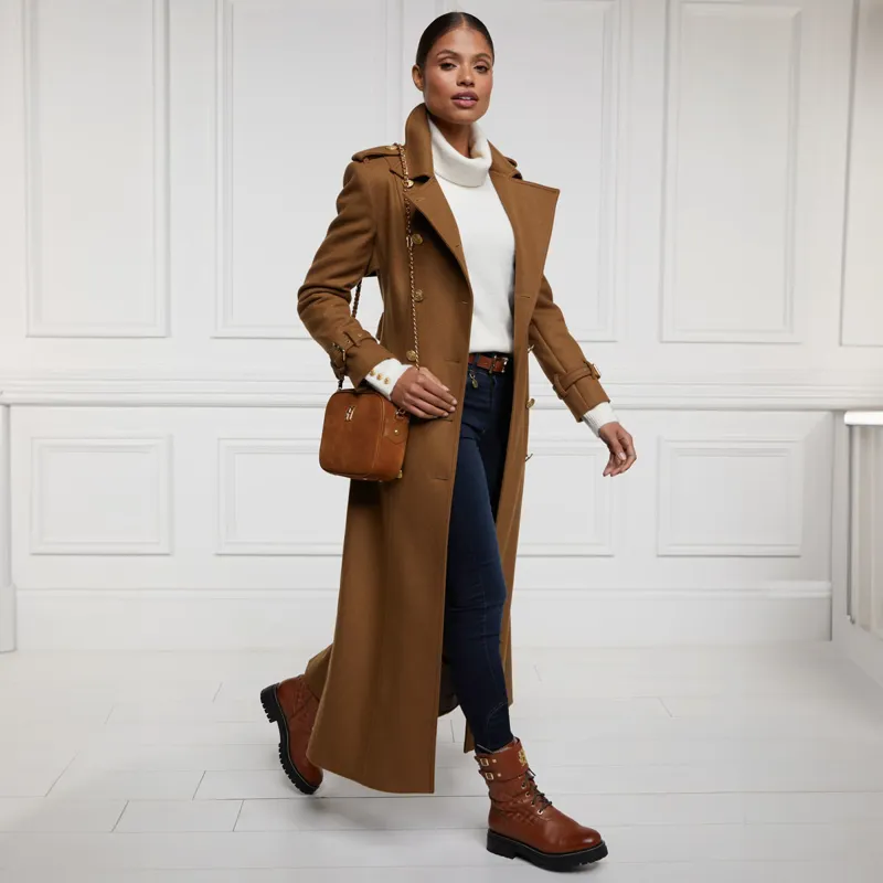 Holland Cooper Tori Roll Neck Knit Ladies Jumper - Natural-4