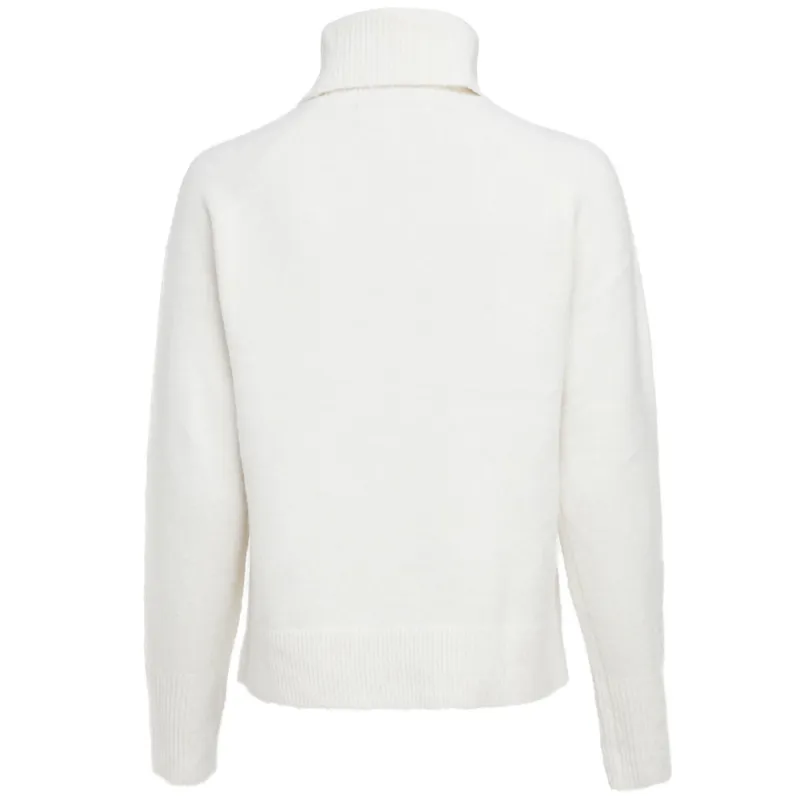 Holland Cooper Tori Roll Neck Knit Ladies Jumper - Natural-7