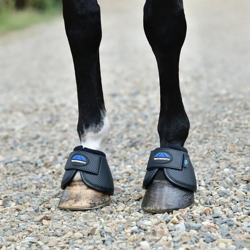 Weatherbeeta Tough-Tec Anatomical Overreach Boots - Black-1