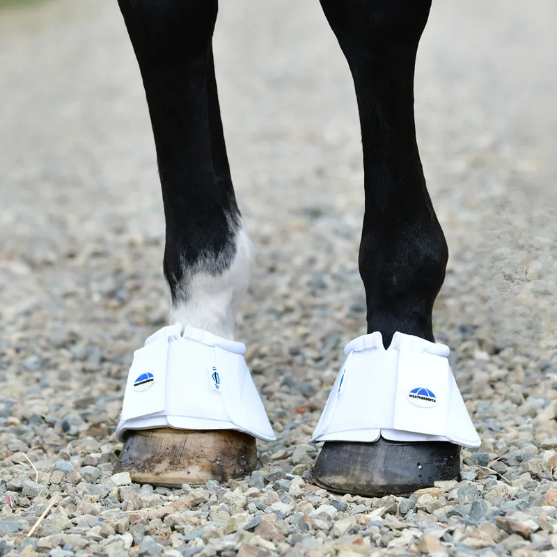 Weatherbeeta Tough-Tec Overreach Impact Boots - White-1