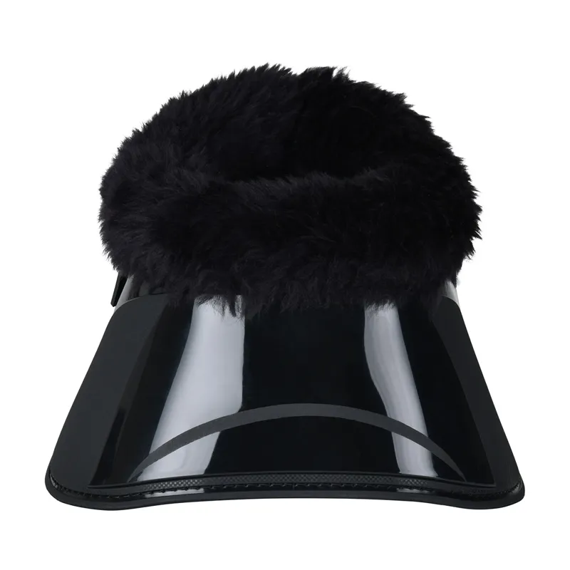 Weatherbeeta Tough-Tec Impact Fleece Trim Overreach Boots - Black-3