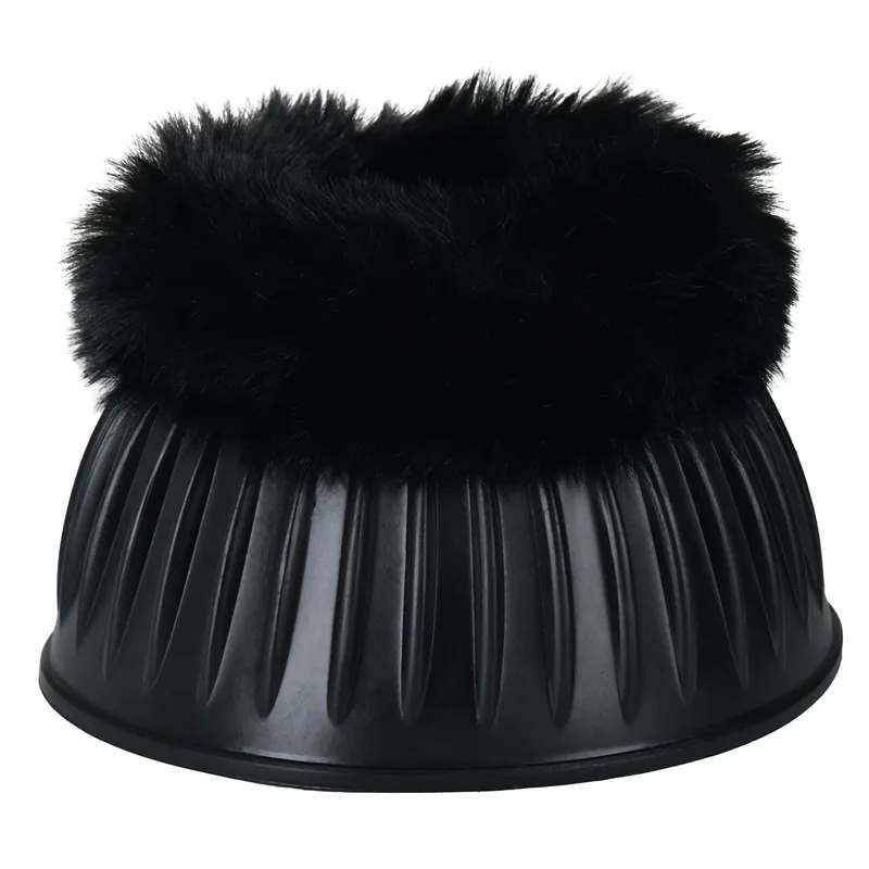 Weatherbeeta Tough-Tec Prime Fleece Overreach Boots - Black/Black-4