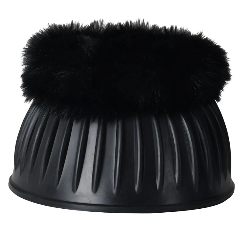 Weatherbeeta Tough-Tec Prime Fleece Overreach Boots - Black/Burgundy-3