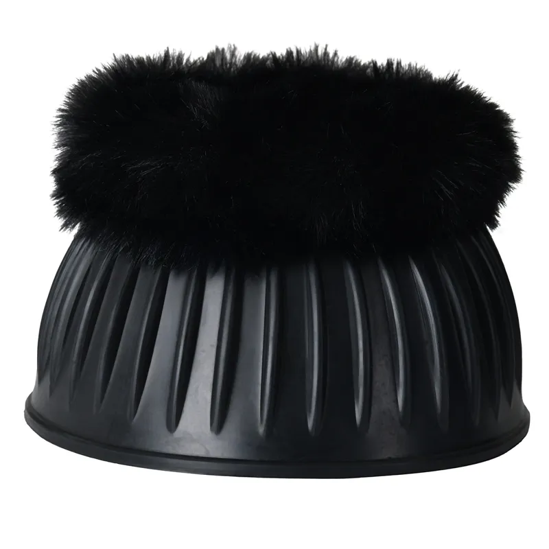 Weatherbeeta Tough-Tec Prime Fleece Overreach Boots - Black/Cobalt-3