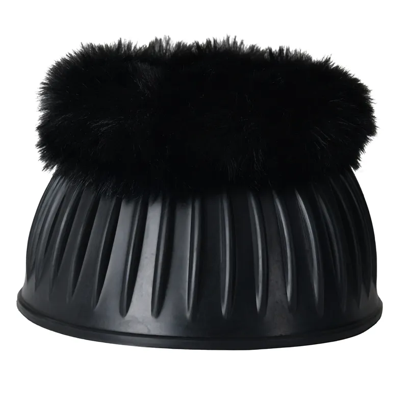 Weatherbeeta Tough-Tec Prime Fleece Overreach Boots - Black/Green-4