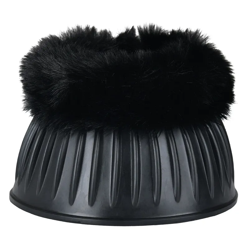 Weatherbeeta Tough-Tec Prime Fleece Overreach Boots - Black/Navy-3