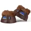 Weatherbeeta Tough-Tec Prime Fleece Trim Overreach Boots - Brown