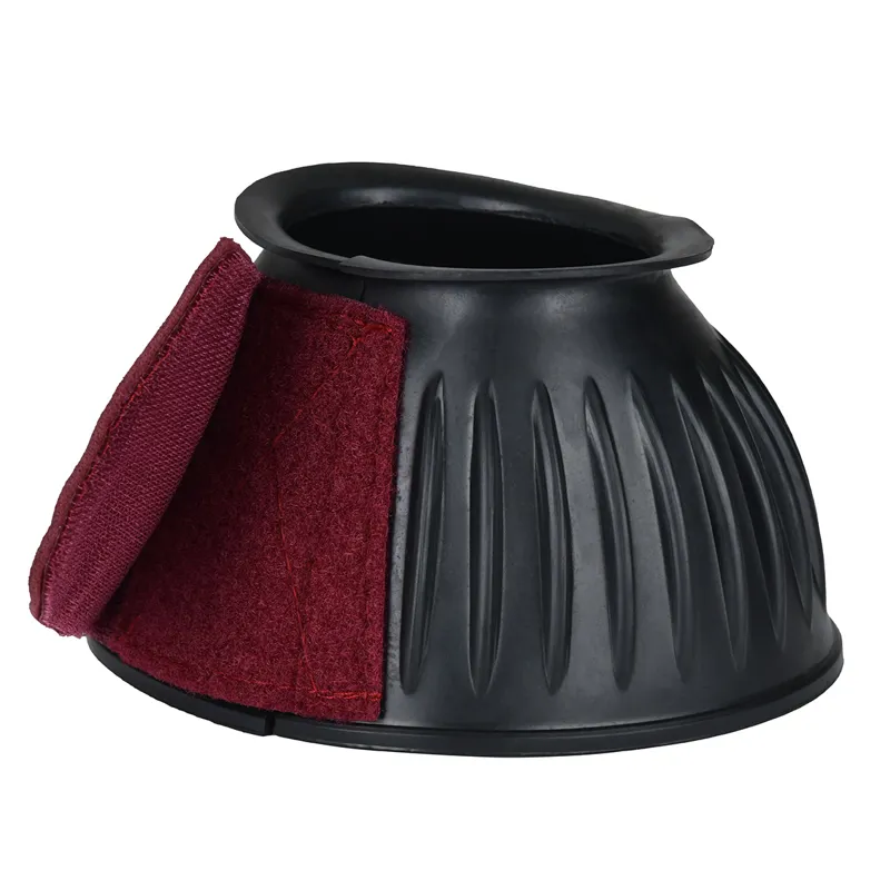 Weatherbeeta Tough-Tec Prime Overreach Boots - Black/Burgundy-1