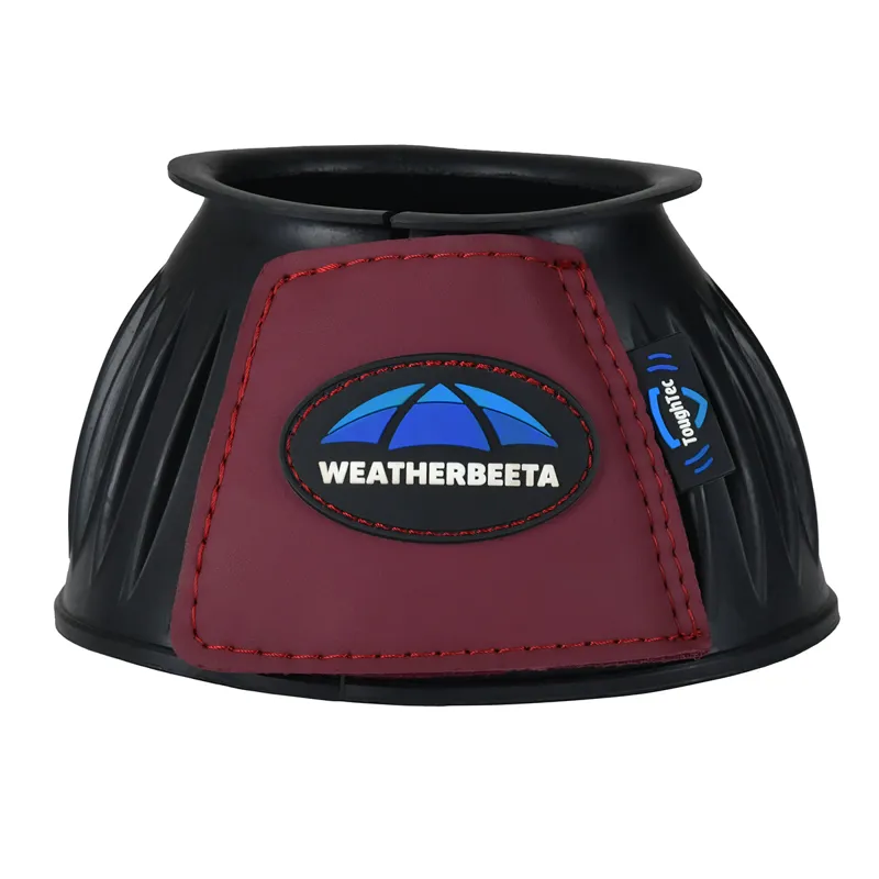 Weatherbeeta Tough-Tec Prime Overreach Boots - Black/Burgundy-3