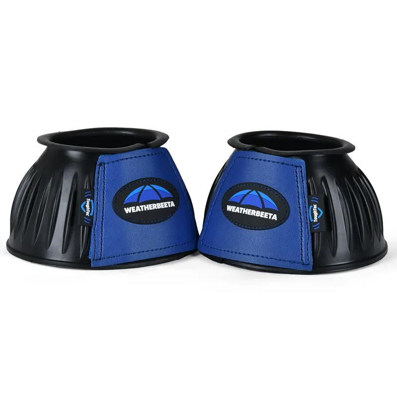 Weatherbeeta Tough-Tec Prime Overreach Boots - Black/Cobalt