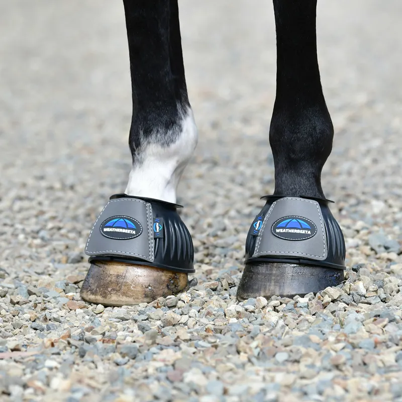 Weatherbeeta Tough-Tec Prime Overreach Boots - Black/Grey-1