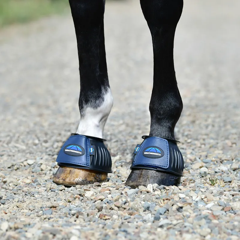 Weatherbeeta Tough-Tec Prime Overreach Boots - Black/Navy-2