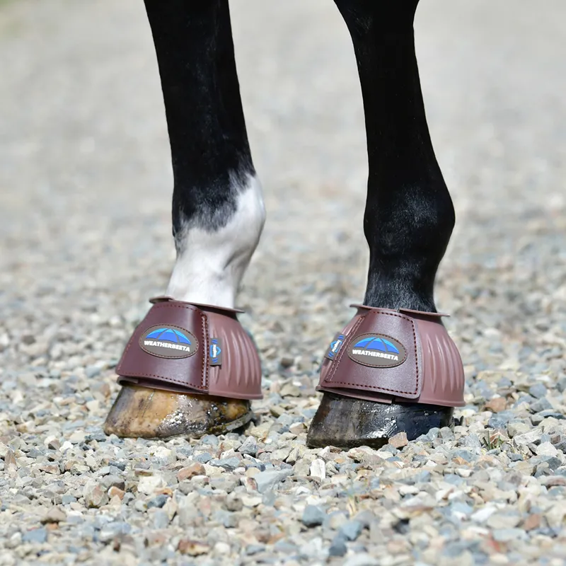 Weatherbeeta Tough-Tec Prime Overreach Boots - Brown-2