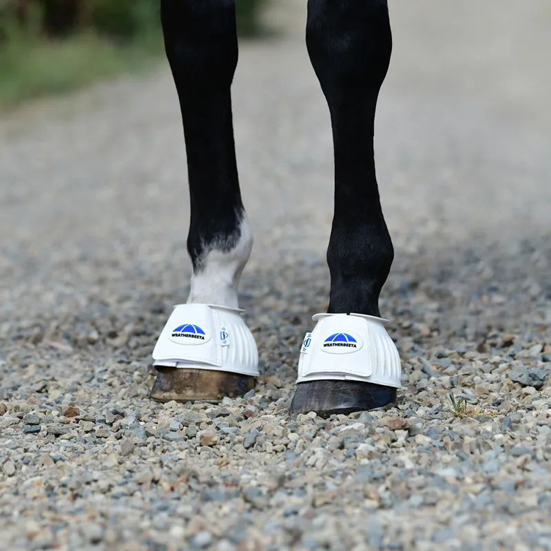 Weatherbeeta Tough-Tec Prime Overreach Boots - White/White-2